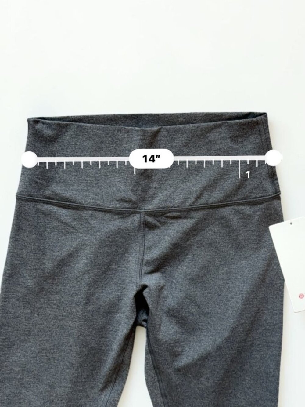 NWT Lululemon Wunder Under HR Tight 28” Luxtreme Leggings Size 10 Heathered Gray - Picture 5 of 5